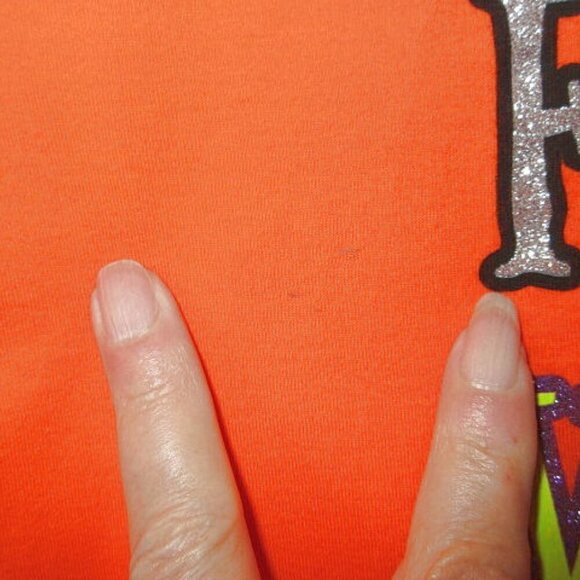 FABULOUSLY WICKED Witch T-SHIRT Size 2X LONG SLEEVE Glitter BATS Spiders WEB Hat - Picture 4 of 8